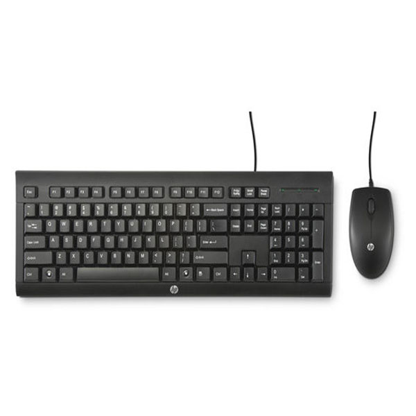 HP C2500 Wired Keyboard and Mouse Combo (J8F15AA)